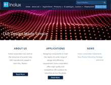 Tablet Screenshot of inolux-corp.com